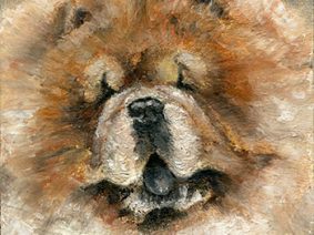 Chow Chow Painting