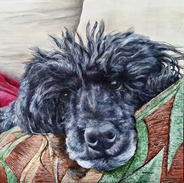 Poodle Painting